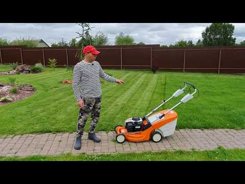 Бензиновая газонокосилка Stihl после года эксплуатации. Мой опыт.