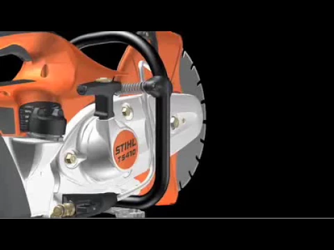 The STIHL anti-vibration system in the STIHL TS 410/420 cut-off machine